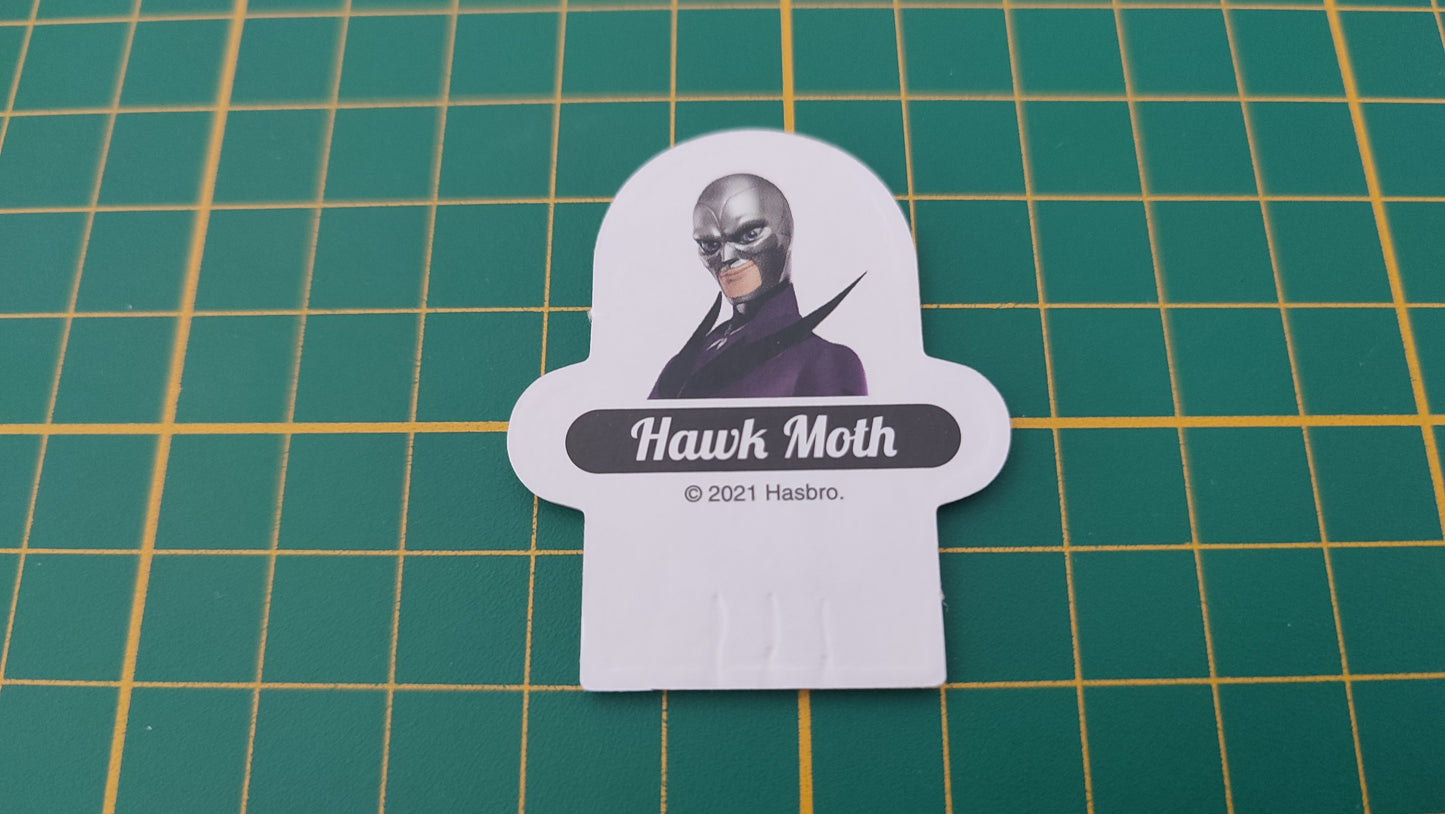 Jeton personnage Hawk Moth pièce détachée jeu de société Cluedo Junior Miraculous Winning Moves #B84