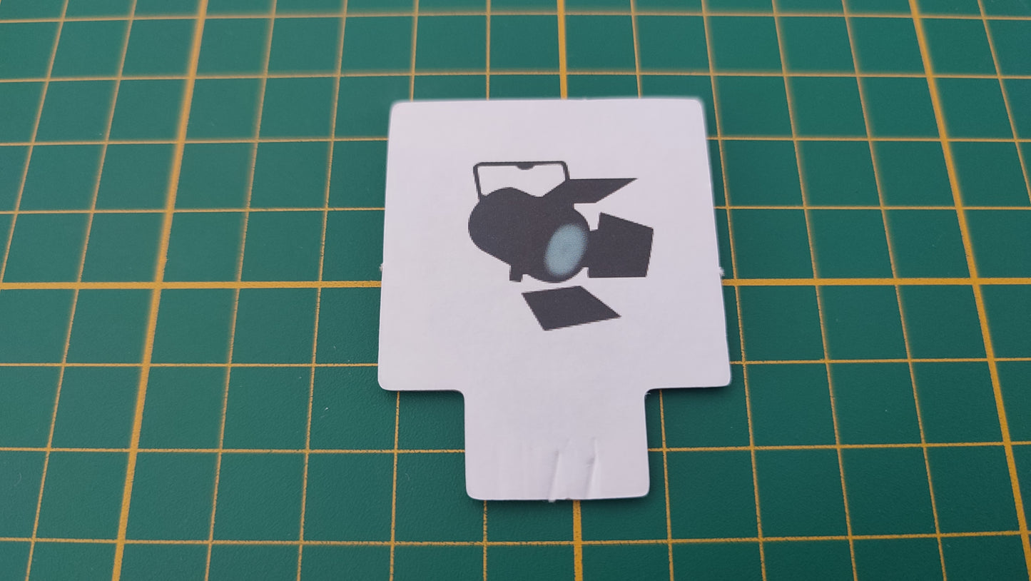 Jeton projecteur pièce détachée jeu de société Cluedo Junior Miraculous Winning Moves #B84