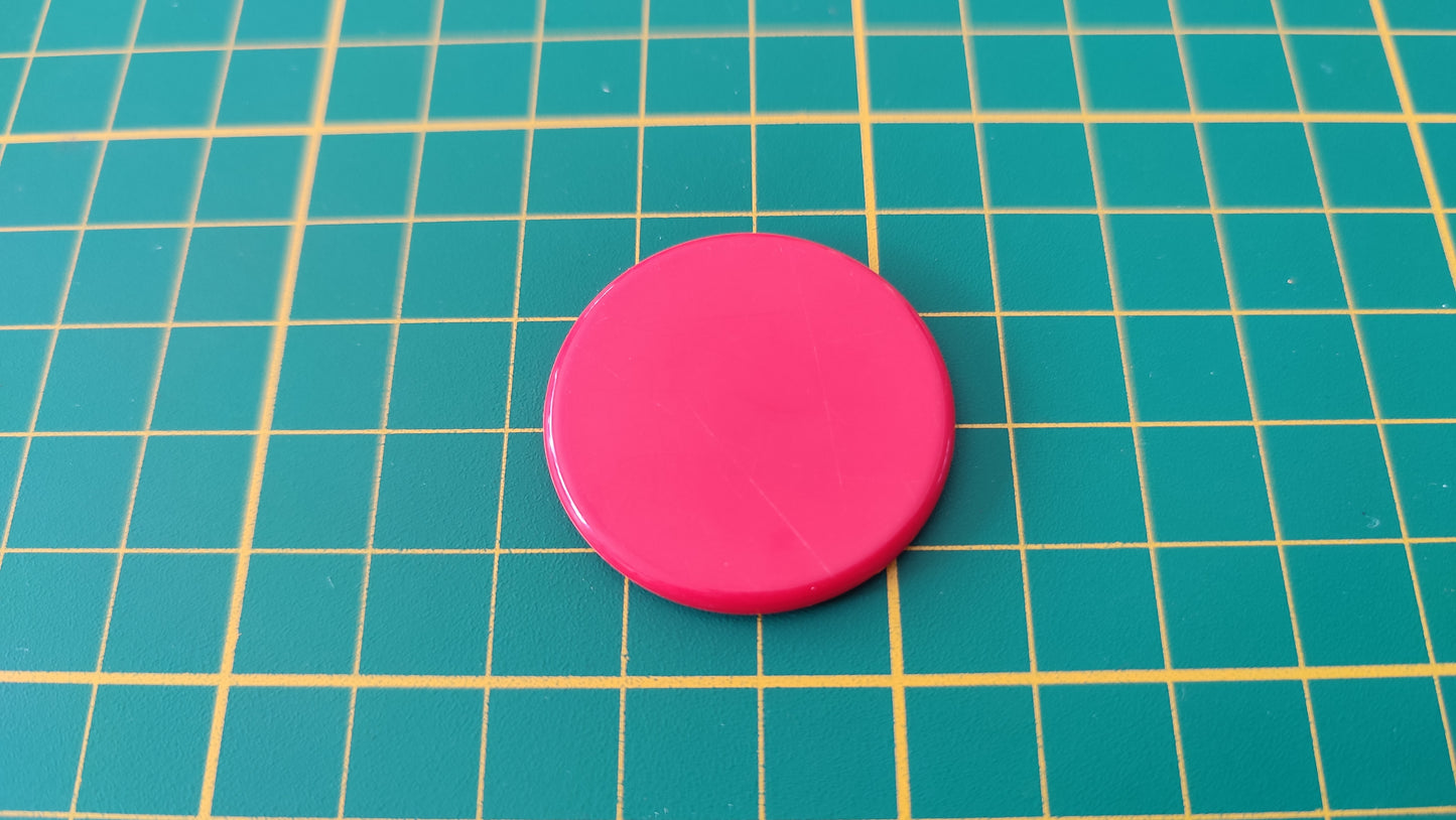 Jeton rouge V3 pièce détachée jeu de société 1000 mille bornes Dujardin #B96