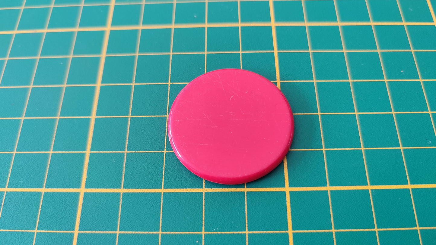 Jeton rouge V4 pièce détachée jeu de société 1000 mille bornes Dujardin #B96