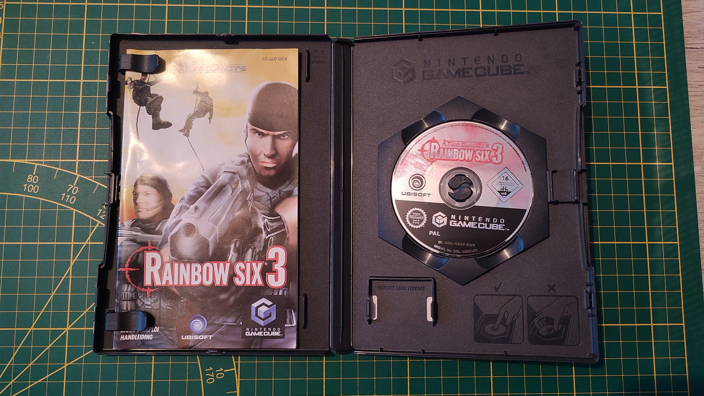Jeu Tom Clancy's Rainbow six 3 pour Nintendo Gamecube DOL-001 EUR #E35