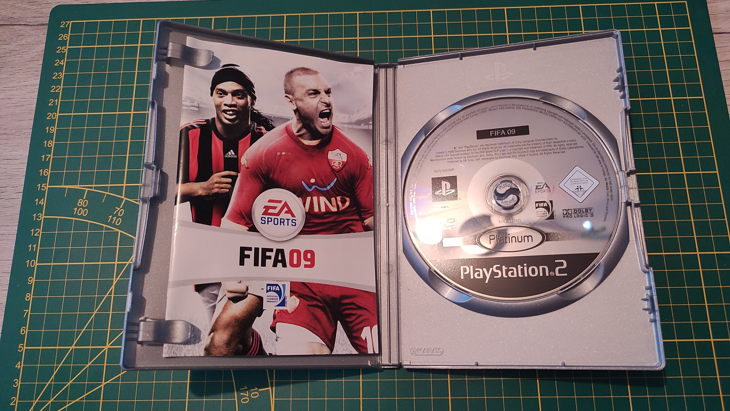 Jeu complet Fifa 09 platinum italien console de jeux Sony Playstation 2 Ps2 SCPH-30004 #D47