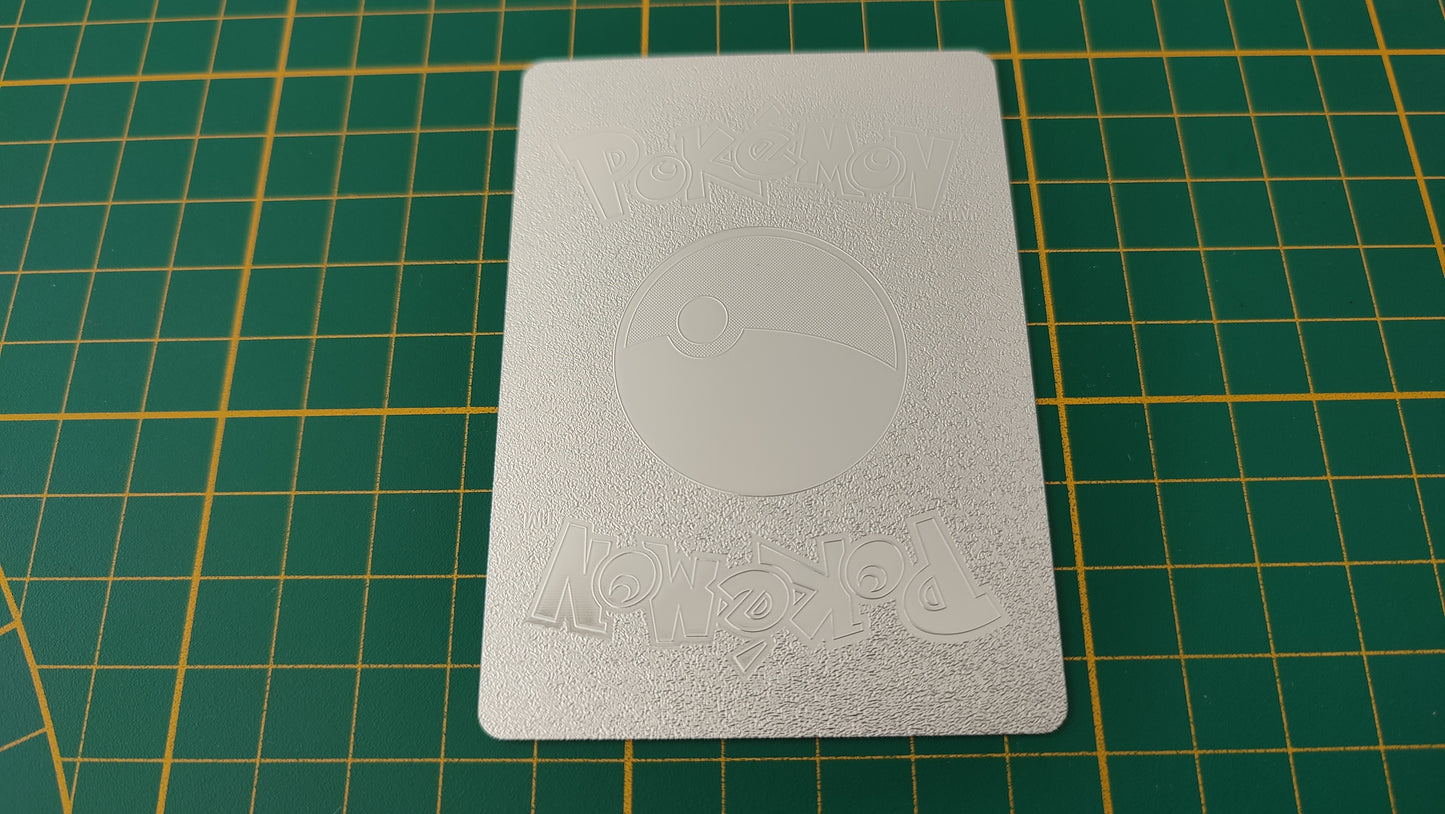 Jolteon Vmax carte illustration Pokémon cosplay couleur argent anglaise #SP