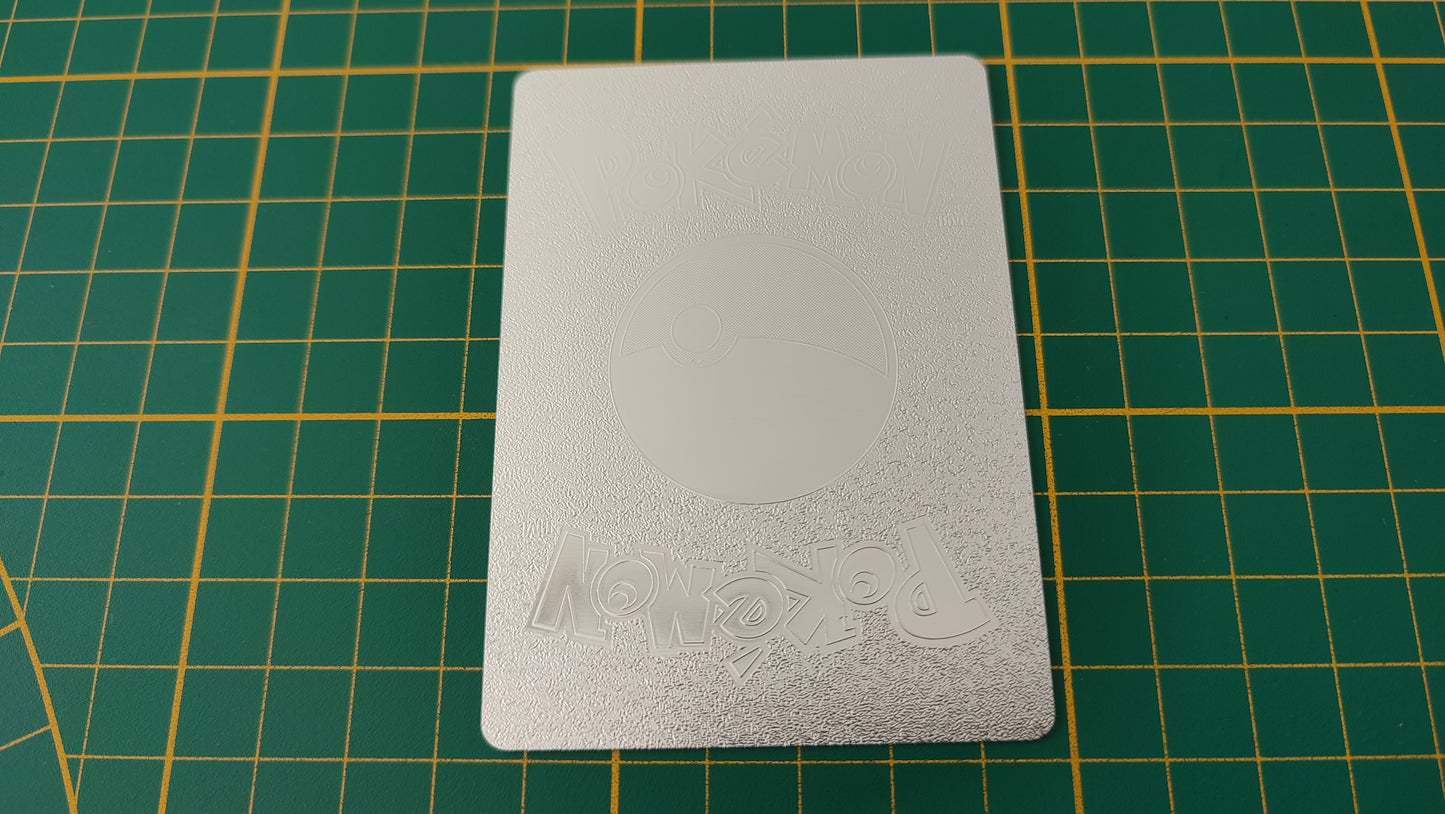 Kingler Vmax carte illustration Pokémon cosplay couleur argent anglaise #SP