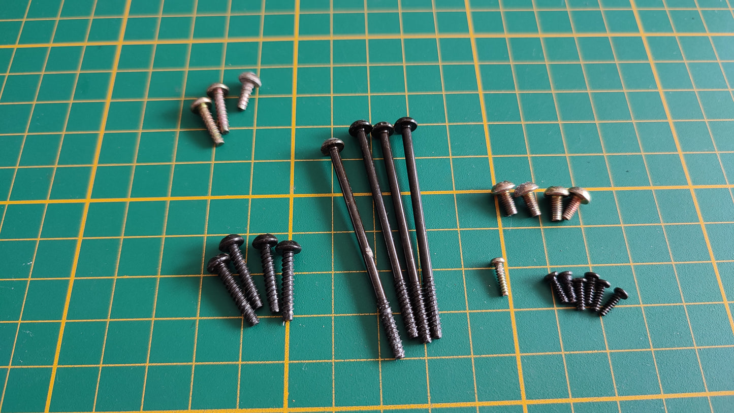 Kit visserie x22 pièce détachée console de jeux Sony Playstation 2 Ps2 SCPH-30004 R #C96