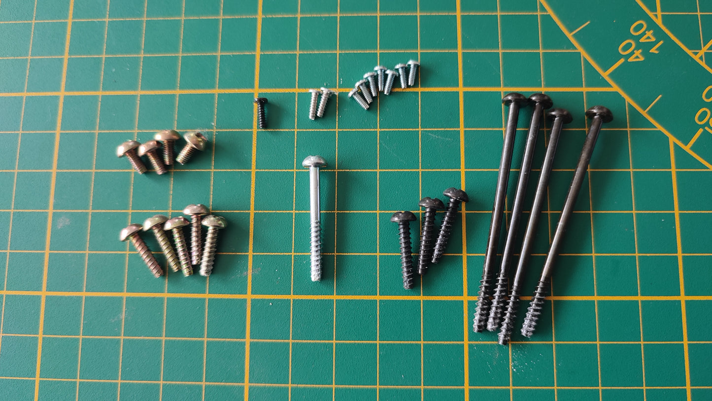 Kit visserie x27 pièce détachée console de jeux Sony Playstation 2 Ps2 SCPH-50004 silver #D51