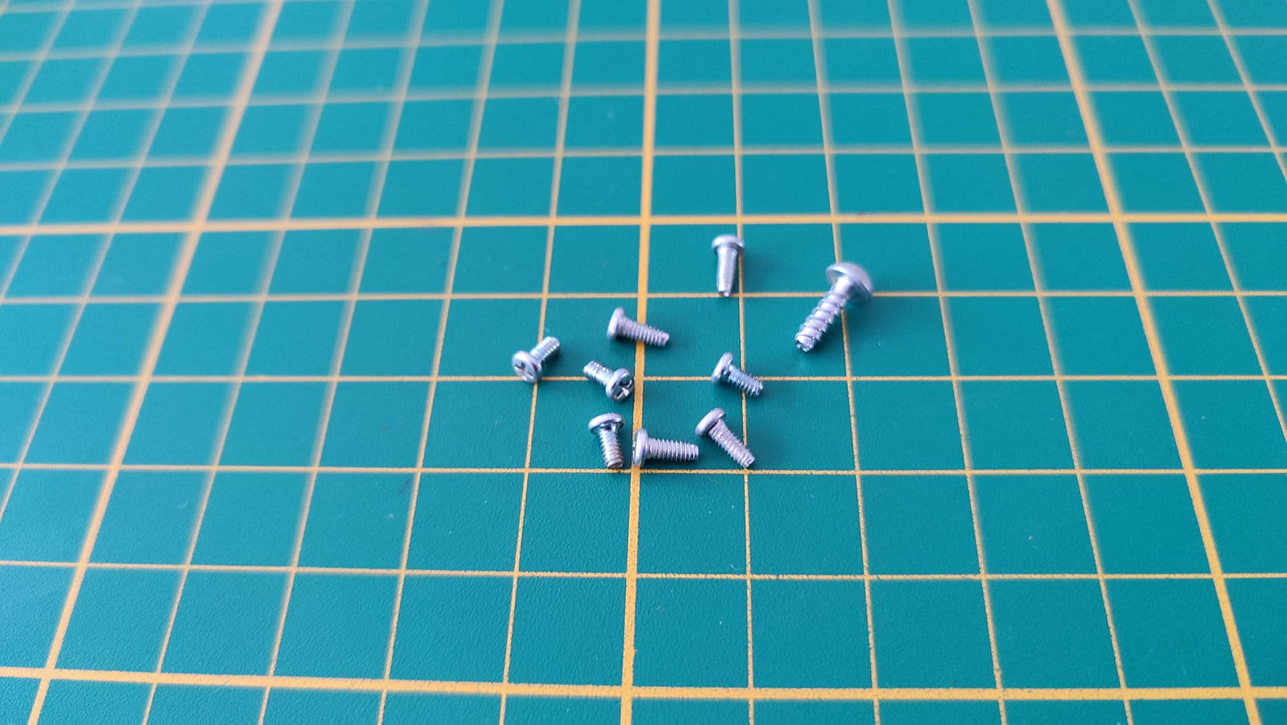 Kit visserie x9 interne pièce détachée console de jeux Sony Playstation 2 Ps2 slim SCPH-70004 #B23