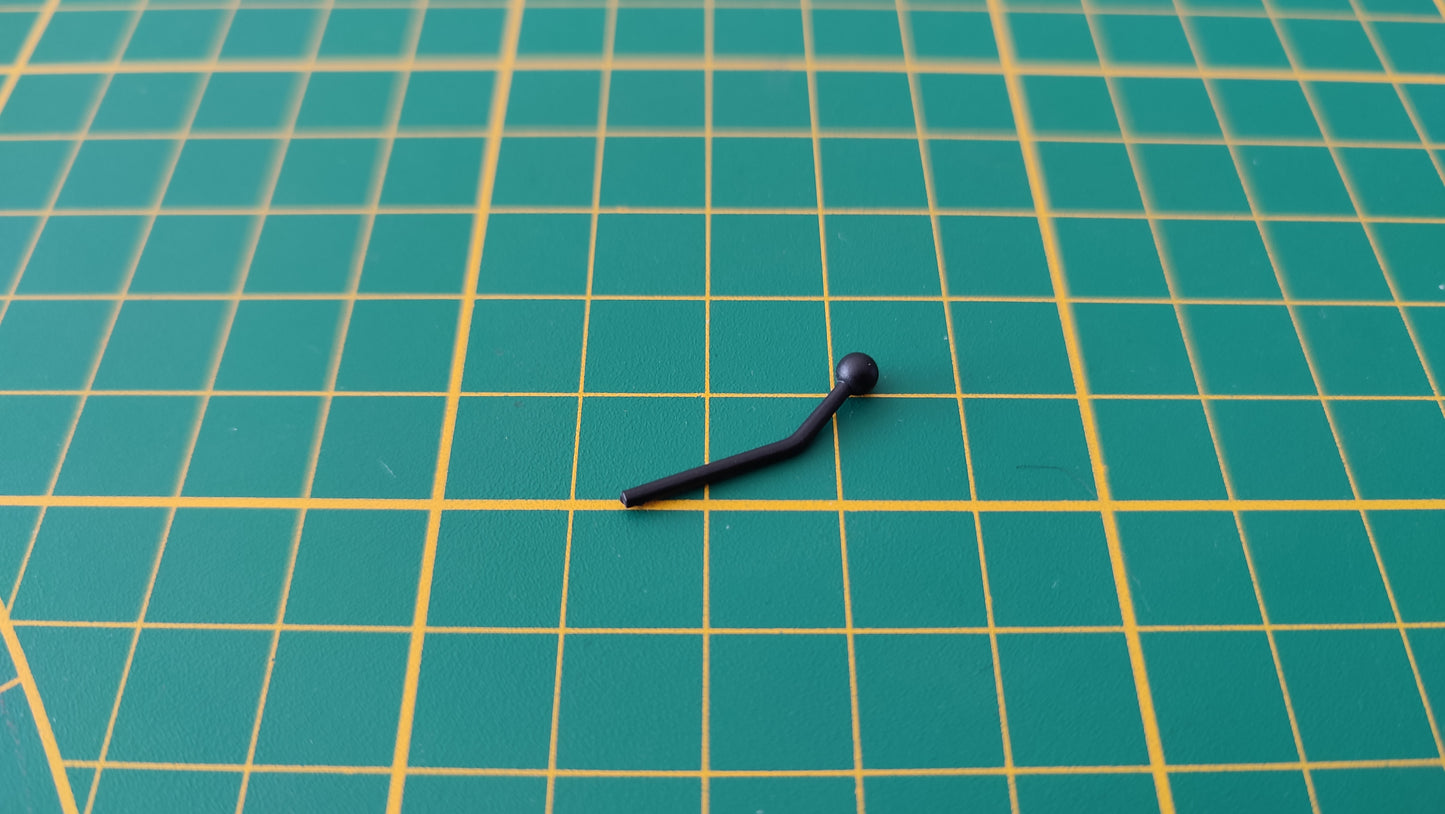 Levier de vitesses 43A n°43 pièce détachée Porsche 911 Carrera RS 2.7 1/8 1/8ème Altaya #B37