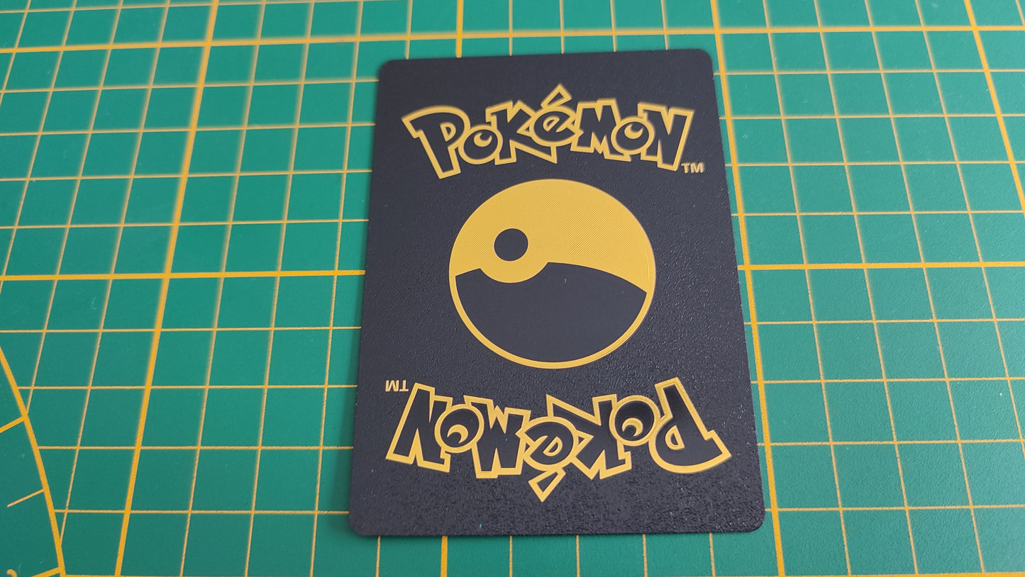 Lézargus Vmax carte illustration Pokémon cosplay couleur noir française #C18-2