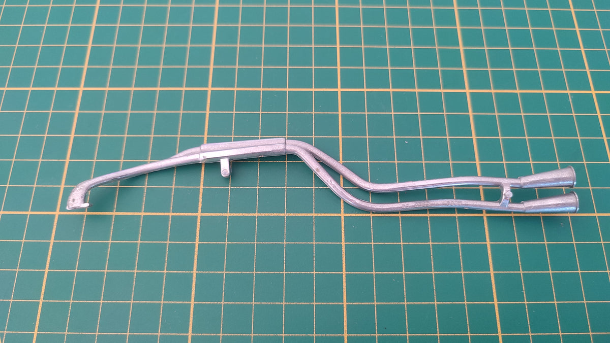 Ligne échappement droite pièce détachée miniature Bburago Burago Ferrari 250 Testa Rossa 1957 1/18 1/18e 1/18ème #E80