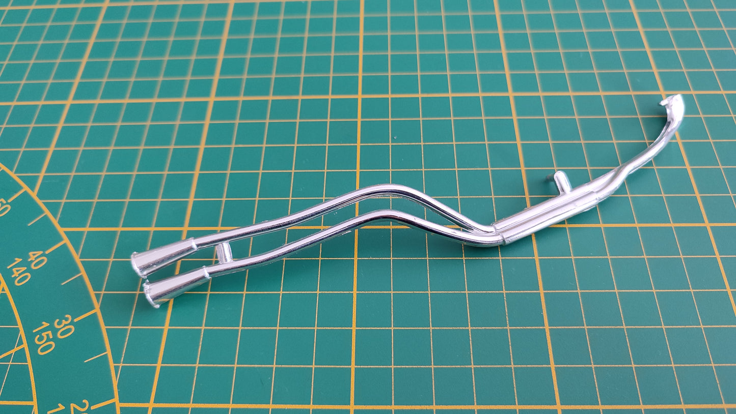 Ligne échappement gauche pièce détachée miniature Bburago Burago Ferrari 250 Testa Rossa 1957 1/18 1/18e 1/18ème #C19