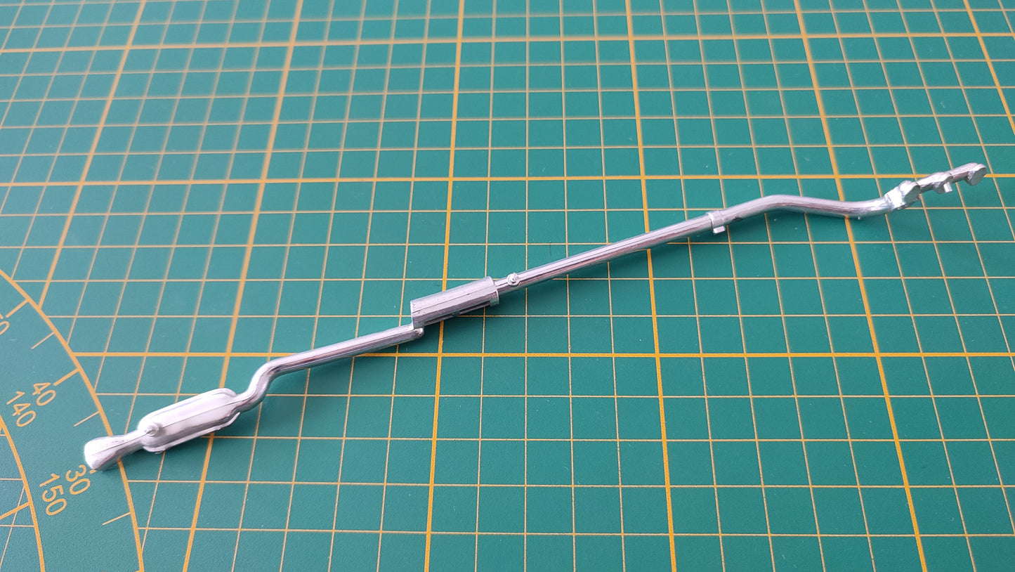 Ligne échappement gauche pièce détachée miniature Bburago Burago Lancia Aurelia B24 Spider 1955 1/18 1/18e 1/18ème #B87