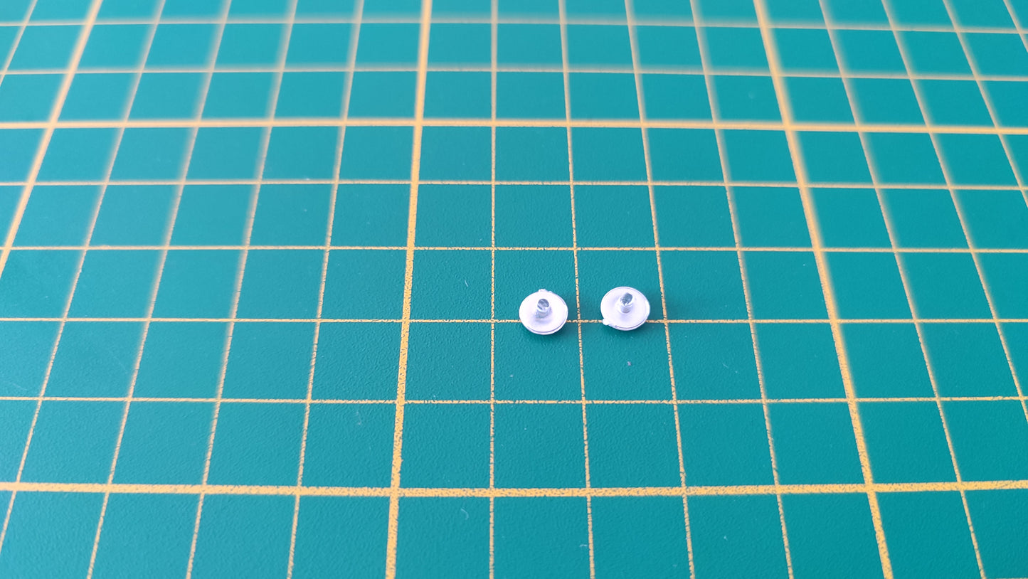 Lot x2 anti-brouillard avant pièce détachée miniature Jada Toys Dodge Viper SRT10 2008 1/24 1/24e 1/24ème #E24