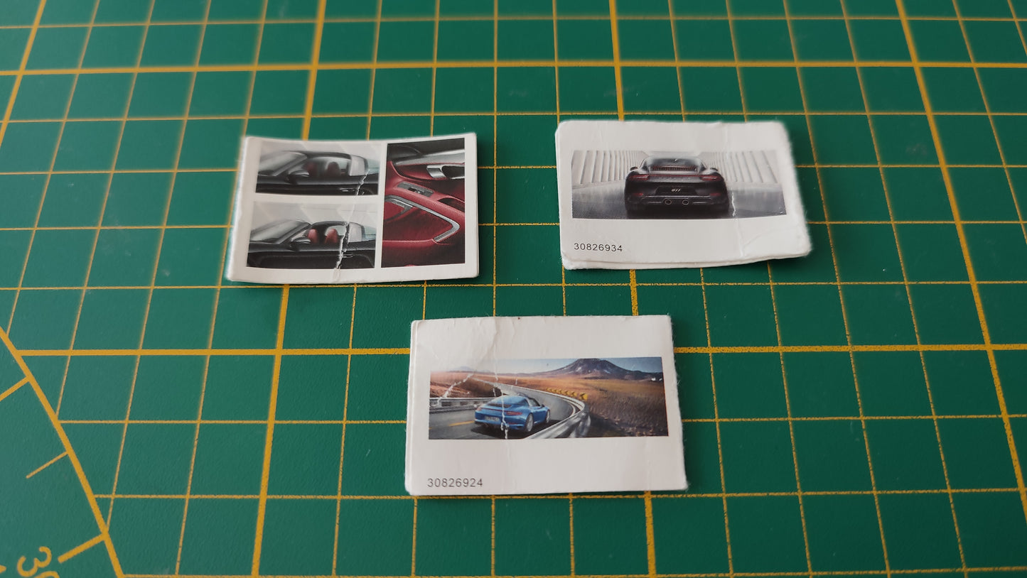 Lot brochure dans l'état pièce détachée Set 5991 Porsche 911 Targa 4S Playmobil #D44