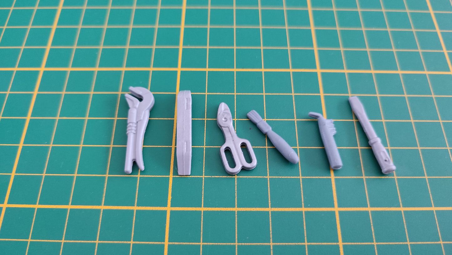 Lot outil x6 pièce détachée Playmobil #C61