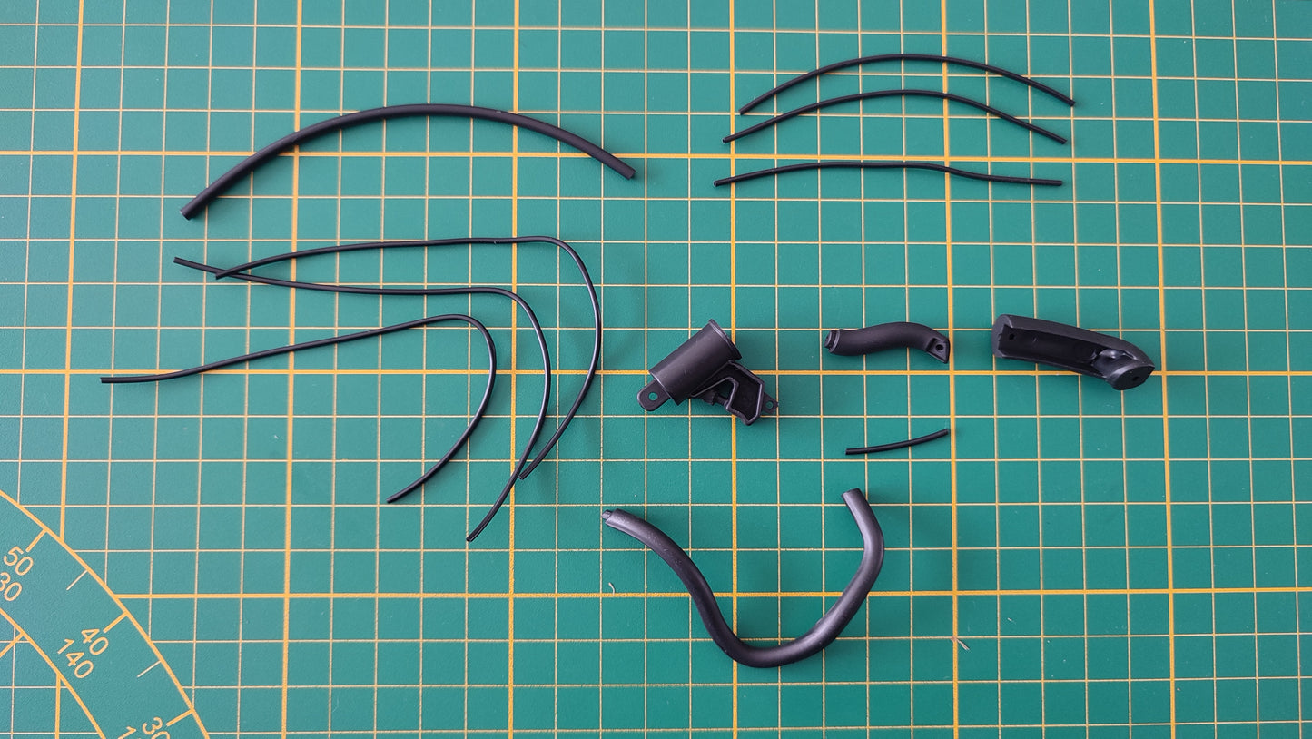 Lot pièce détachée numéro 16 n°16 sans visserie Porsche 911 Carrera RS 2.7 1/8 1/8ème Altaya