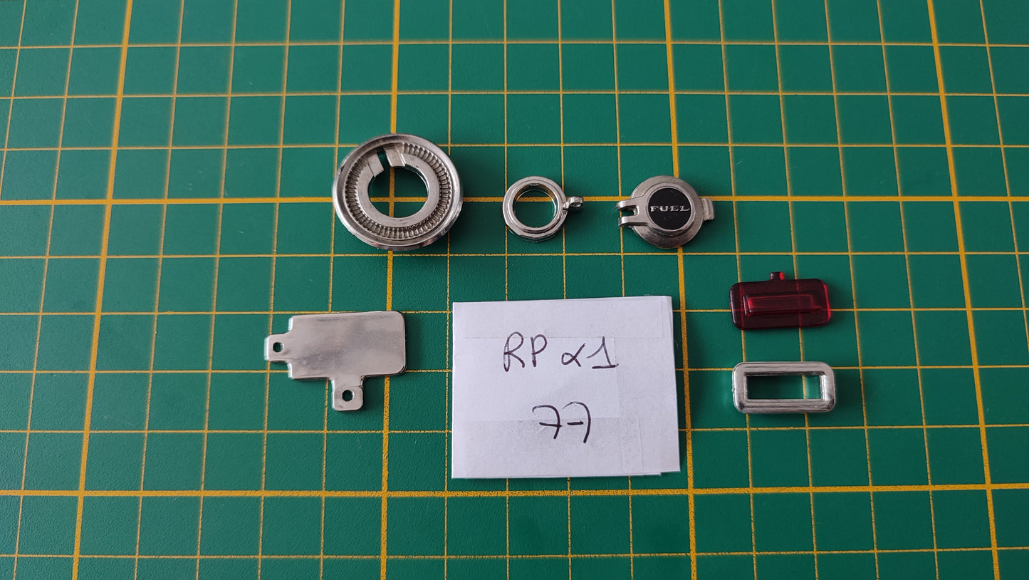 Lot pièces détachées numéro 77 n°77 Dodge Charger R/T Fast & Furious 1/8 1/8e 1/8ème Altaya #E05