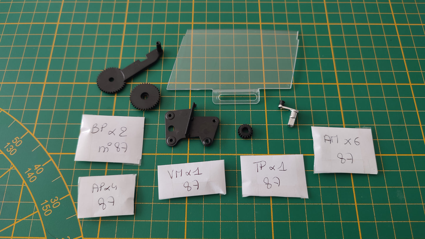 Lot pièces détachées numéro 87 n°87 Dodge Charger R/T Fast & Furious 1/8 1/8e 1/8ème Altaya #E05