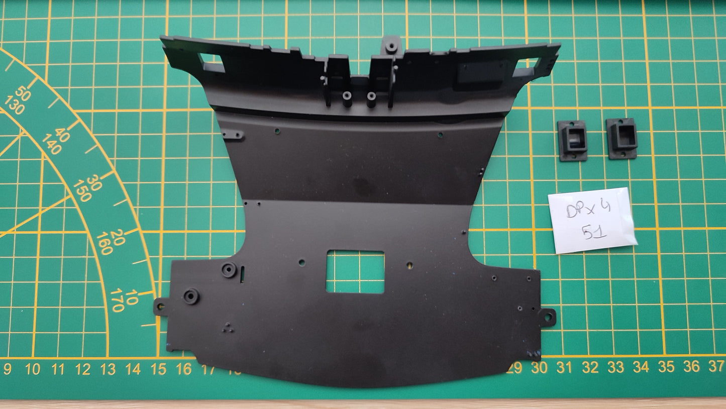 Lot pièces du fascicule n°51 pièce détachée Renault R8 Gordini 1/8 1/8ème Eaglemoss collections #D08