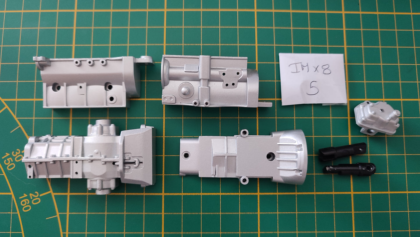 Lot pièces du fascicule n°5 pièce détachée Renault R8 Gordini 1/8 1/8ème Eaglemoss collections #D08