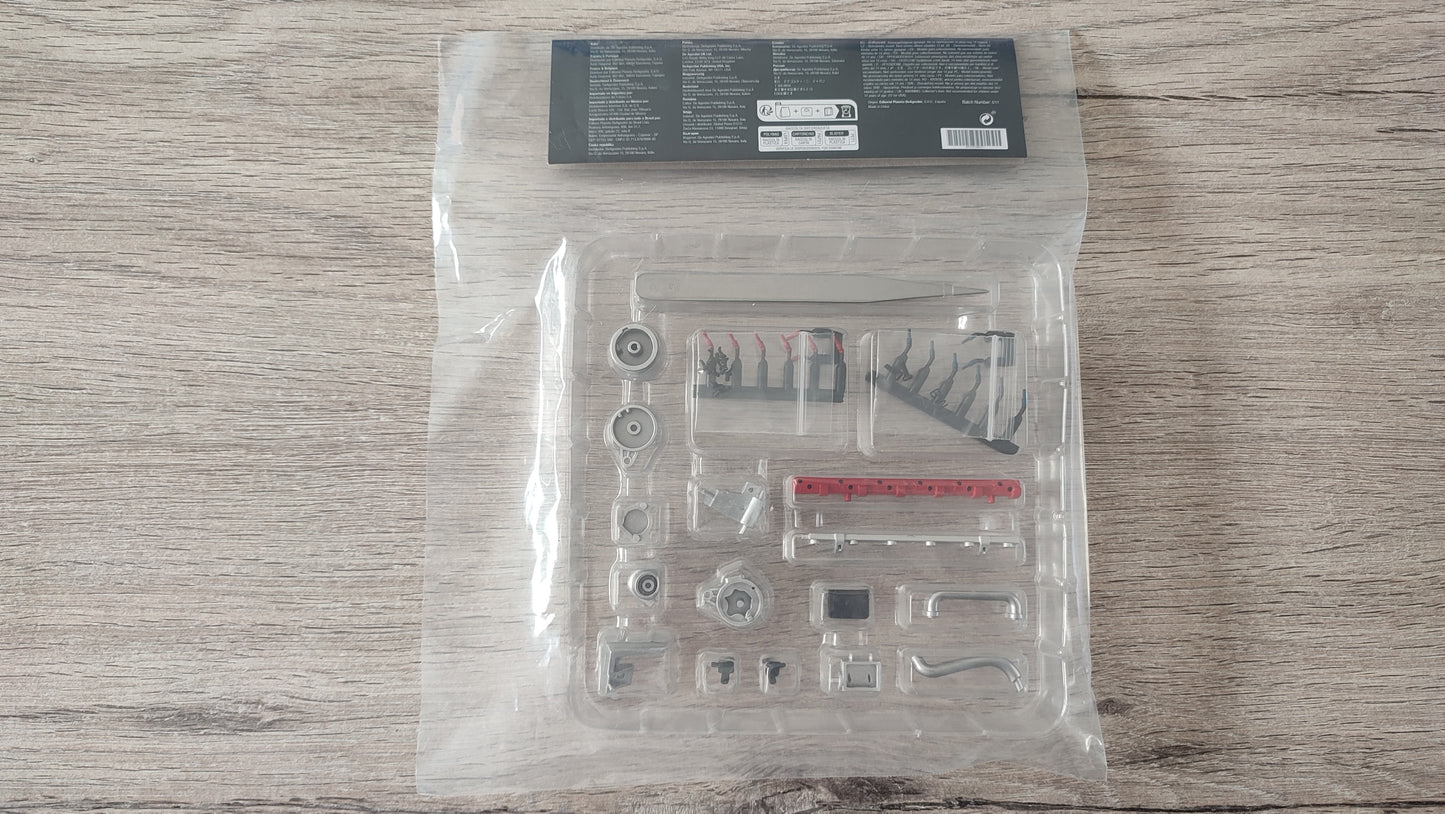 Lot pièces du fascicule numéro 11 n°11 pièce détachée Nissan Skyline GT-R R34 Fast & Furious de Brian O'Conner 1/8 1/8e 1/8ème Altaya #D82