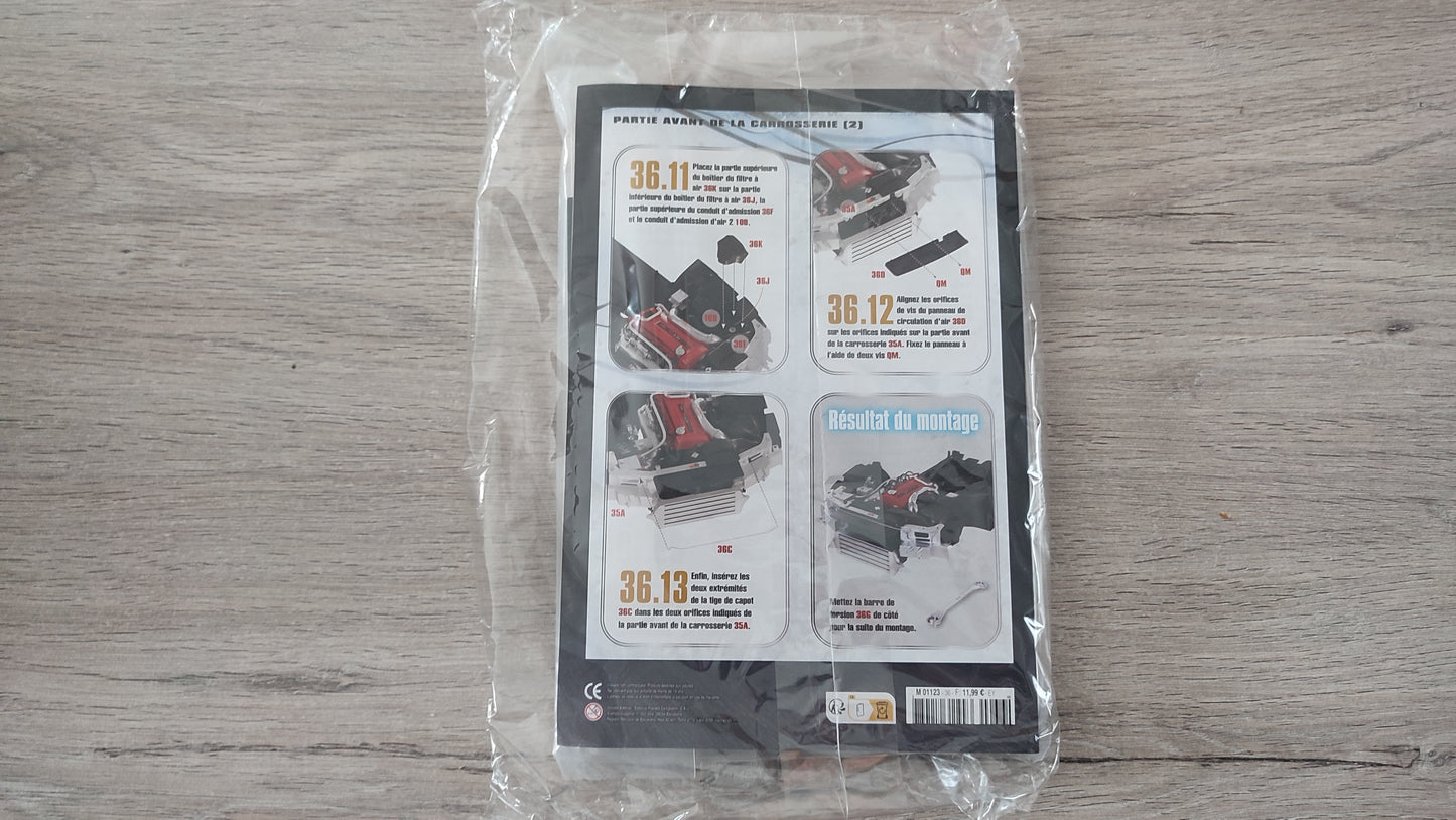 Lot pièces du fascicule numéro 36 n°36 pièce détachée Nissan Skyline GT-R R34 Fast & Furious de Brian O'Conner 1/8 1/8e 1/8ème Altaya #E41