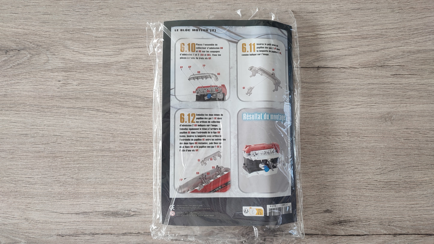 Lot pièces du fascicule numéro 6 n°6 pièce détachée Nissan Skyline GT-R R34 Fast & Furious de Brian O'Conner 1/8 1/8e 1/8ème Altaya #D82