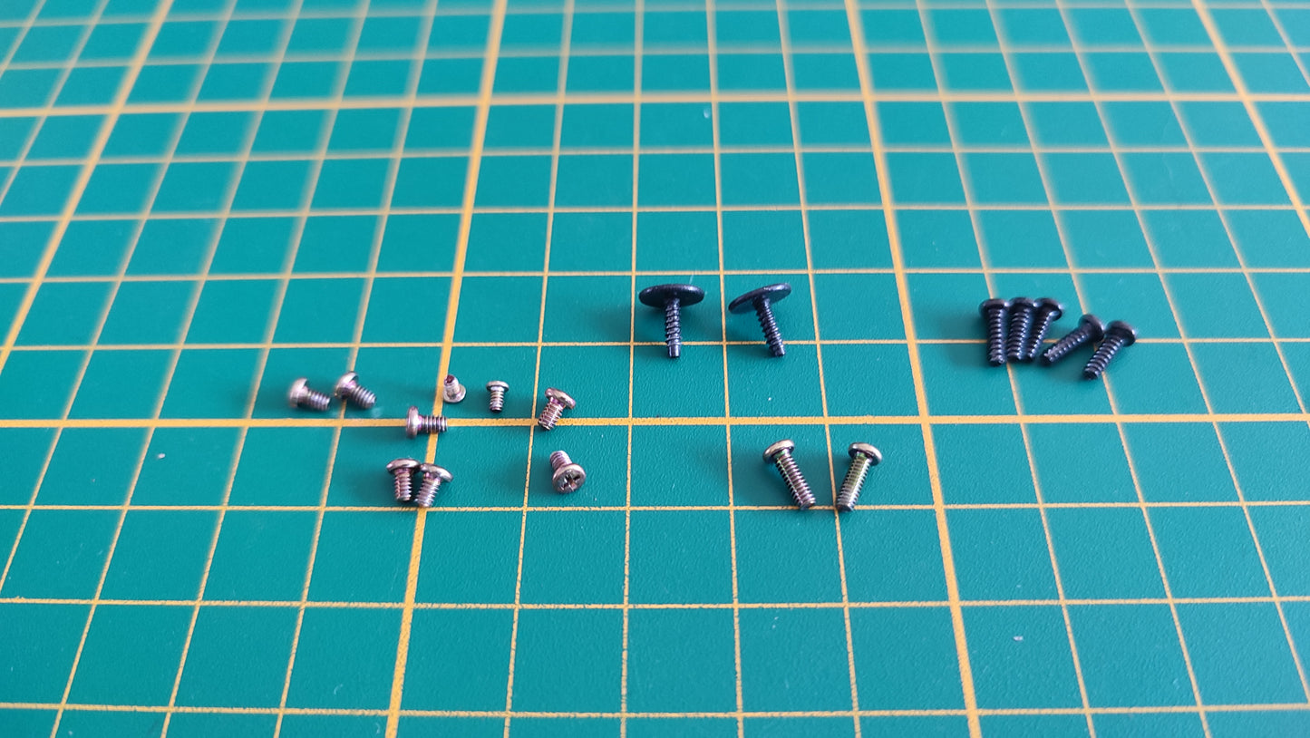 Lot visserie x18 bloc optique pièce détachée console de jeux Sony Playstation 2 Ps2 SCPH-50004 #D78