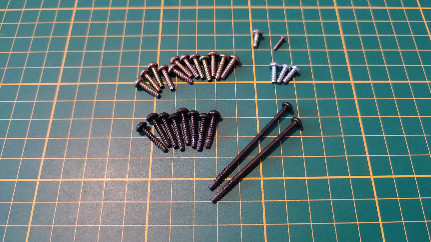 Lot visserie x27 pièce détachée console de jeux Sony Playstation 2 Ps2 SCPH-30004 V3 #D47