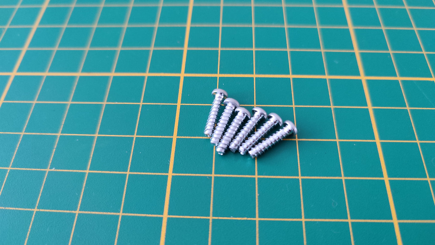 Lot visserie x6 externe pièce détachée console de jeux Sony Playstation 2 Ps2 slim SCPH-70004 #B23