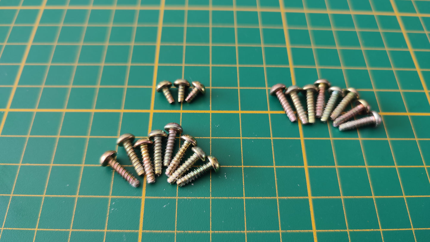 Lot x19 visserie interne pièce détachée console de jeux Sony Playstation 1 Ps1 SCPH-1002 #D83