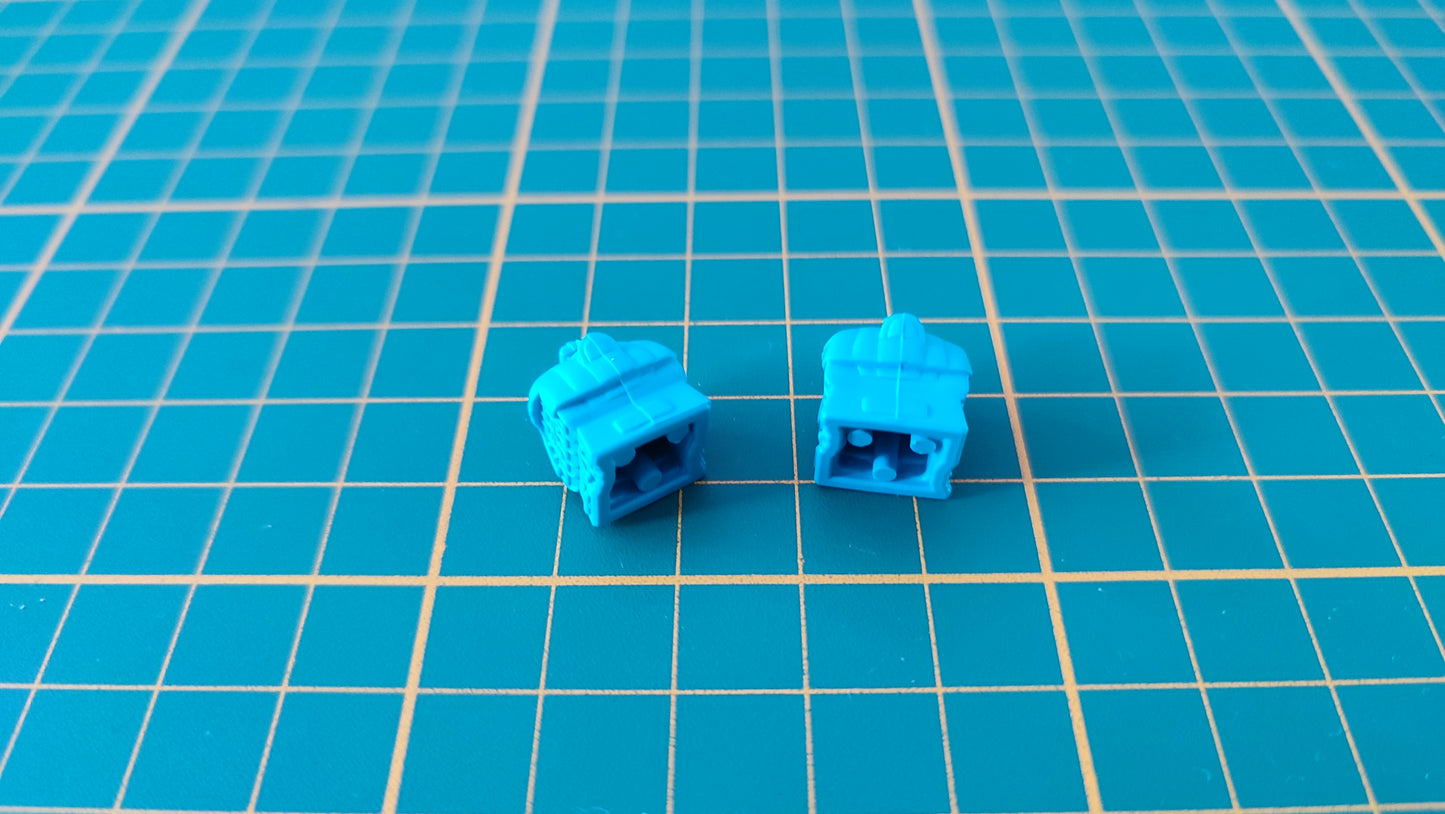 Lot x2 Maison chaumière pièce détachée jeu de société Monopoly Disney éditions Hasbro #B94