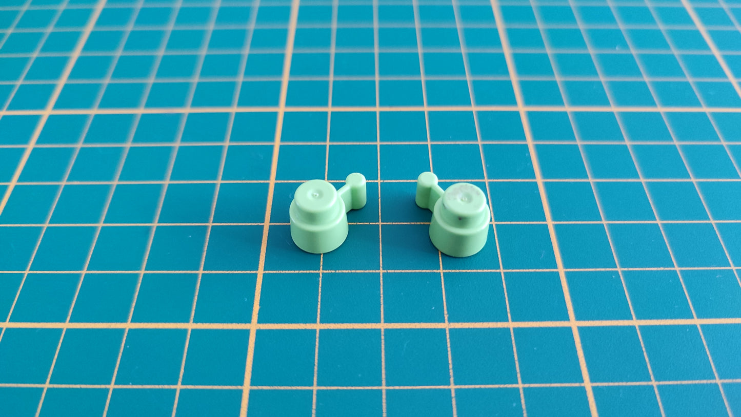 Lot x2 Mug poignée solide référence 30 25 0113 pièce détachée Playmobil #C31