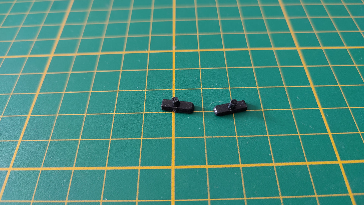 Lot x2 baguettes avant pièce détachée miniature Maisto Bmw 850i 1/18 1/18e 1/18ème #C95