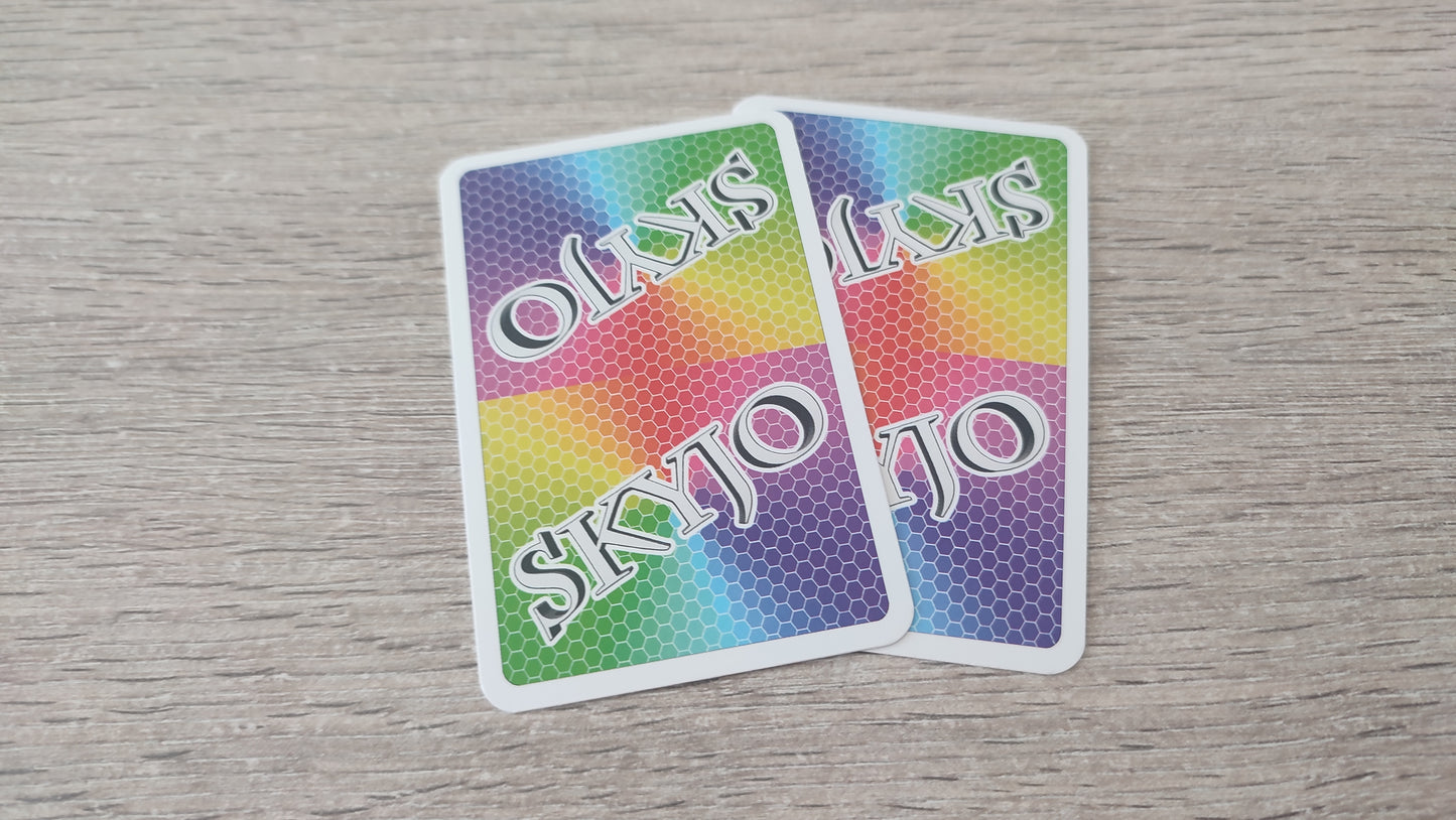 Lot x2 carte numéro 7 n°7 pièce détachée Skyjo jeu de société #E15