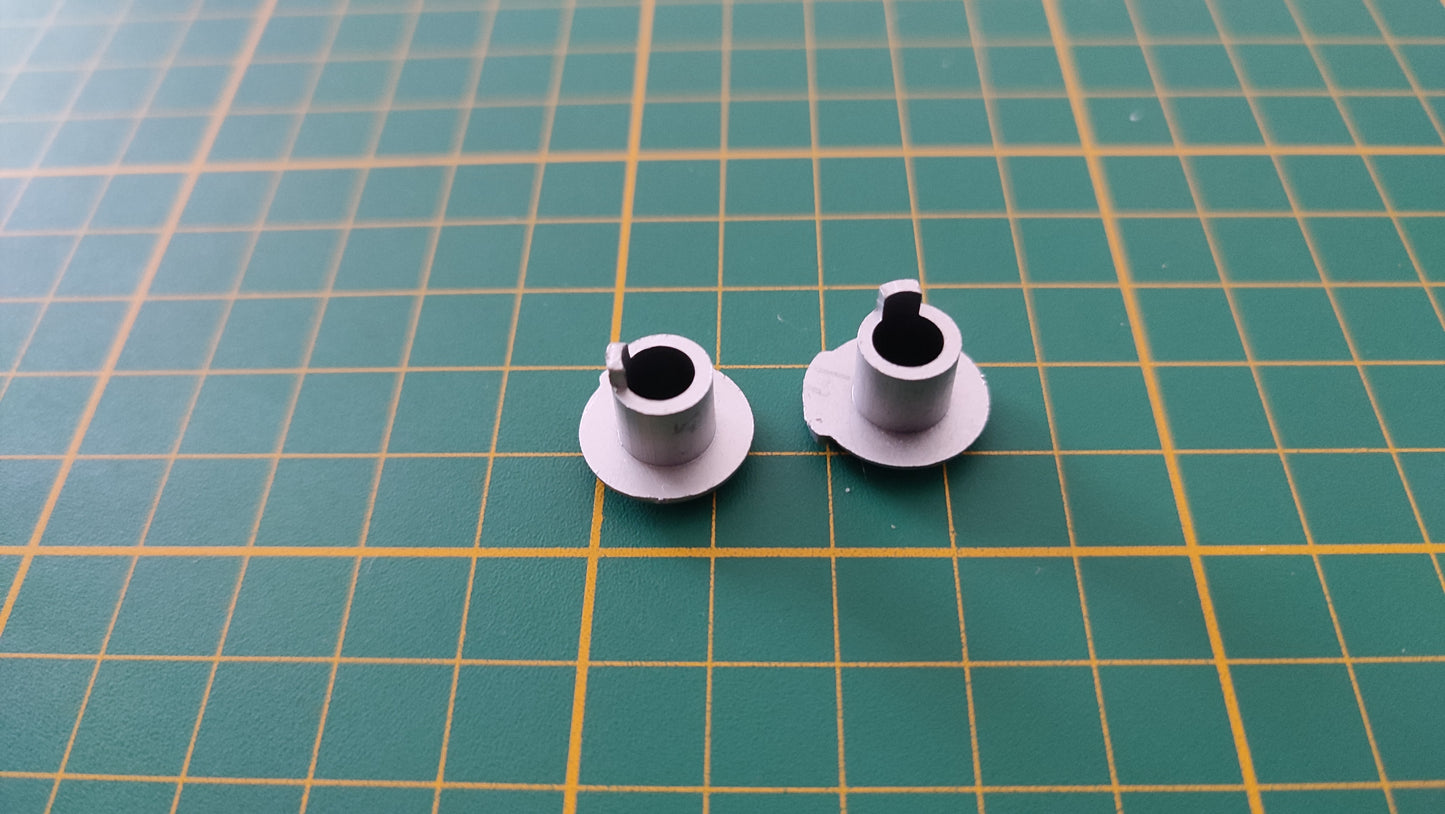 Lot x2 disques de frein pièce détachée miniature Altaya Renault Alpine A110 Wrc 1/18 1/18e 1/18ème #C10