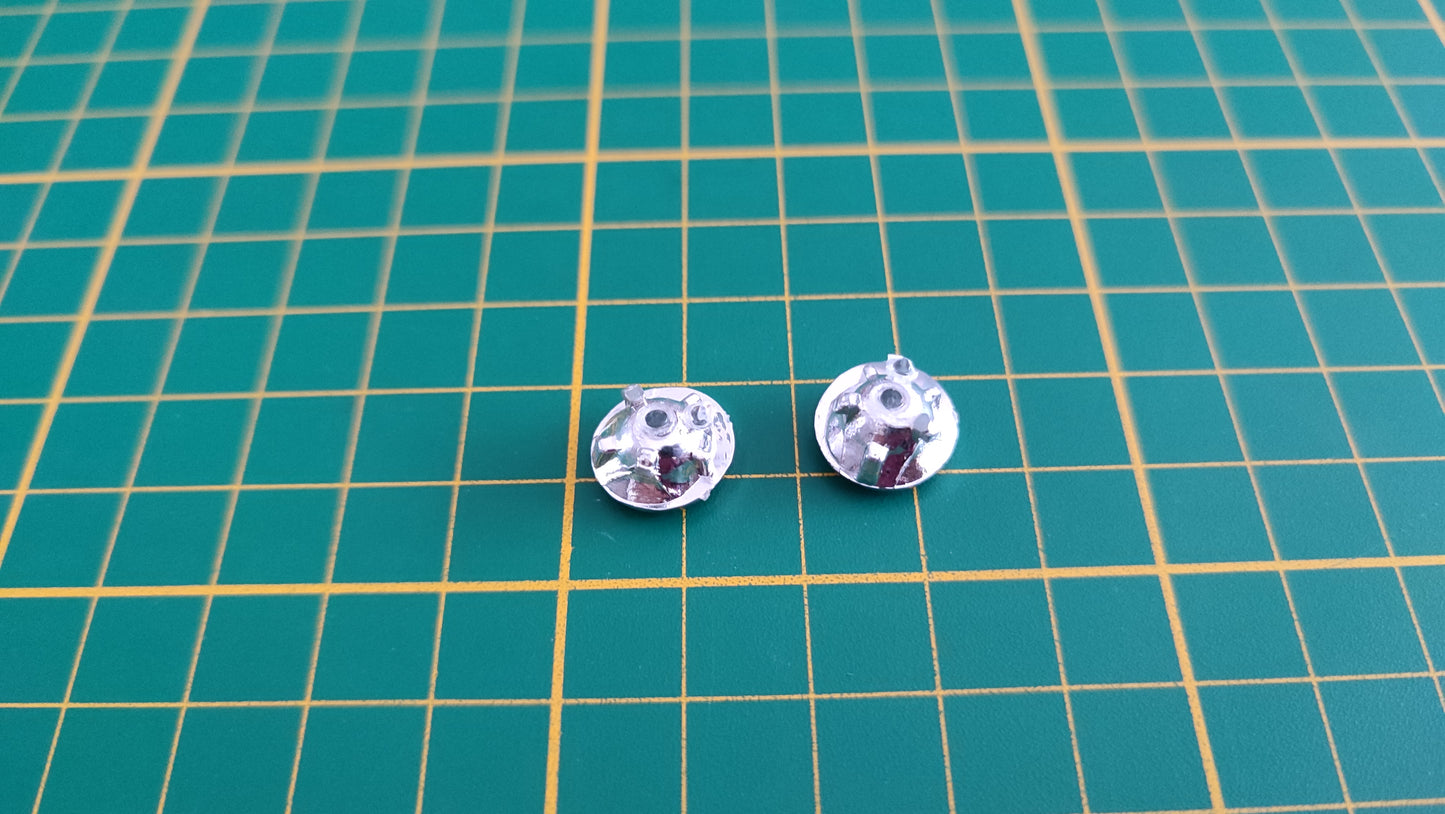 Lot x2 grand phares avant pièce détachée miniature Maisto Bmw 502 1955 1/18 1/18e 1/18ème #C63