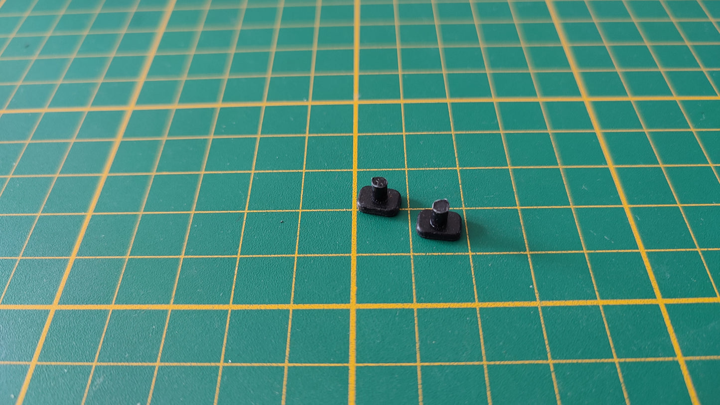 Lot x2 grilles avant pièce détachée miniature Maisto Bmw 850i 1/18 1/18e 1/18ème #C95