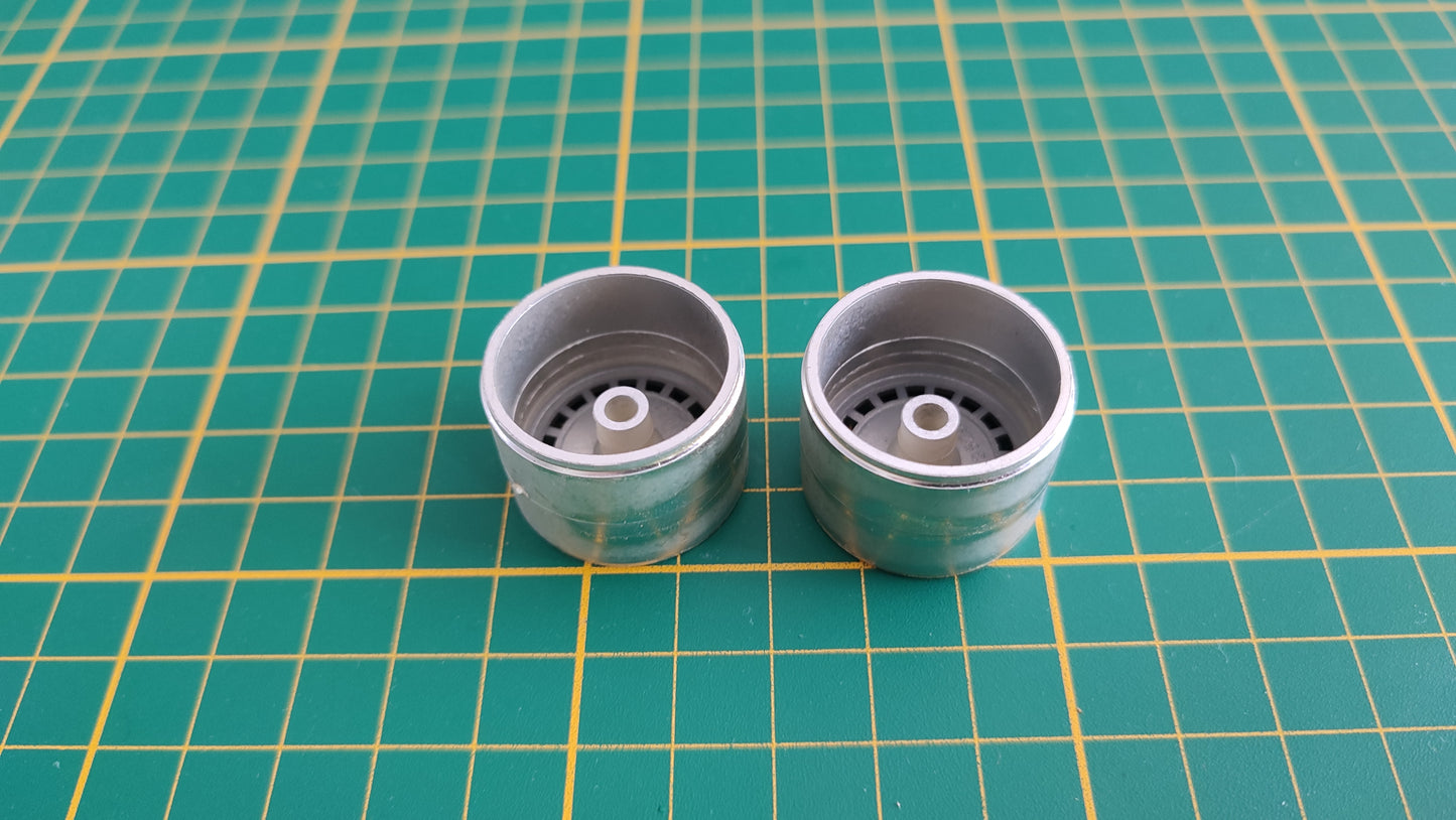 Lot x2 jantes arrière BBS pièce détachée miniature Burago Bburago Bugatti EB110 1991 1/18 1/18e 1/18ème #C58