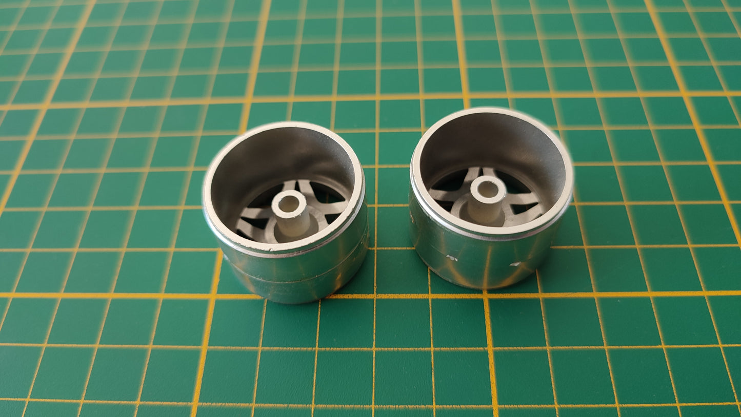 Lot x2 jantes arrière pièce détachée miniature Burago Bburago Ferrari F50 1995 1/18 1/18e 1/18ème #C78