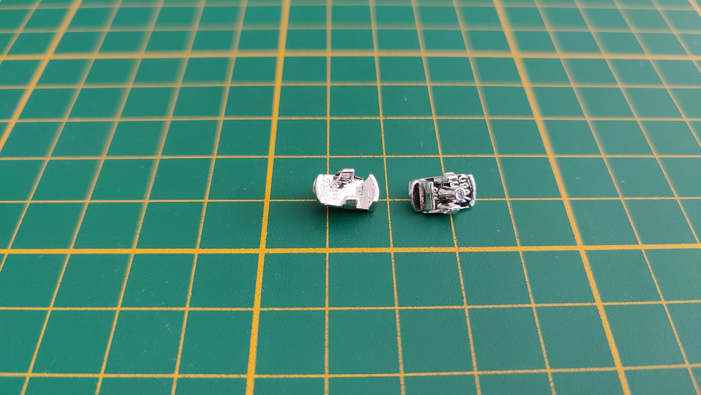 Lot x2 phares antibrouillard avant pièce détachée miniature Bburago Burago Ferrari GTO 1962 1/18 1/18e 1/18ème #D36