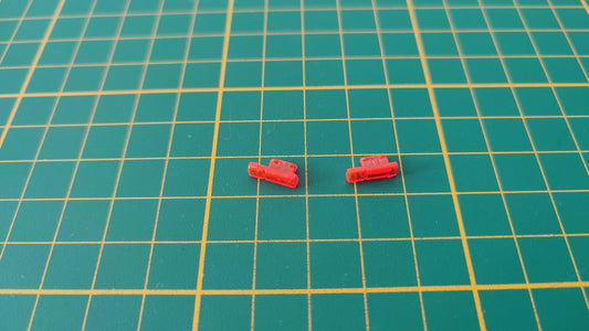 Lot x2 phares avant pièce détachée miniature Burago Bburago Lamborghini Countach 1988 1/18 1/18e 1/18ème #C77