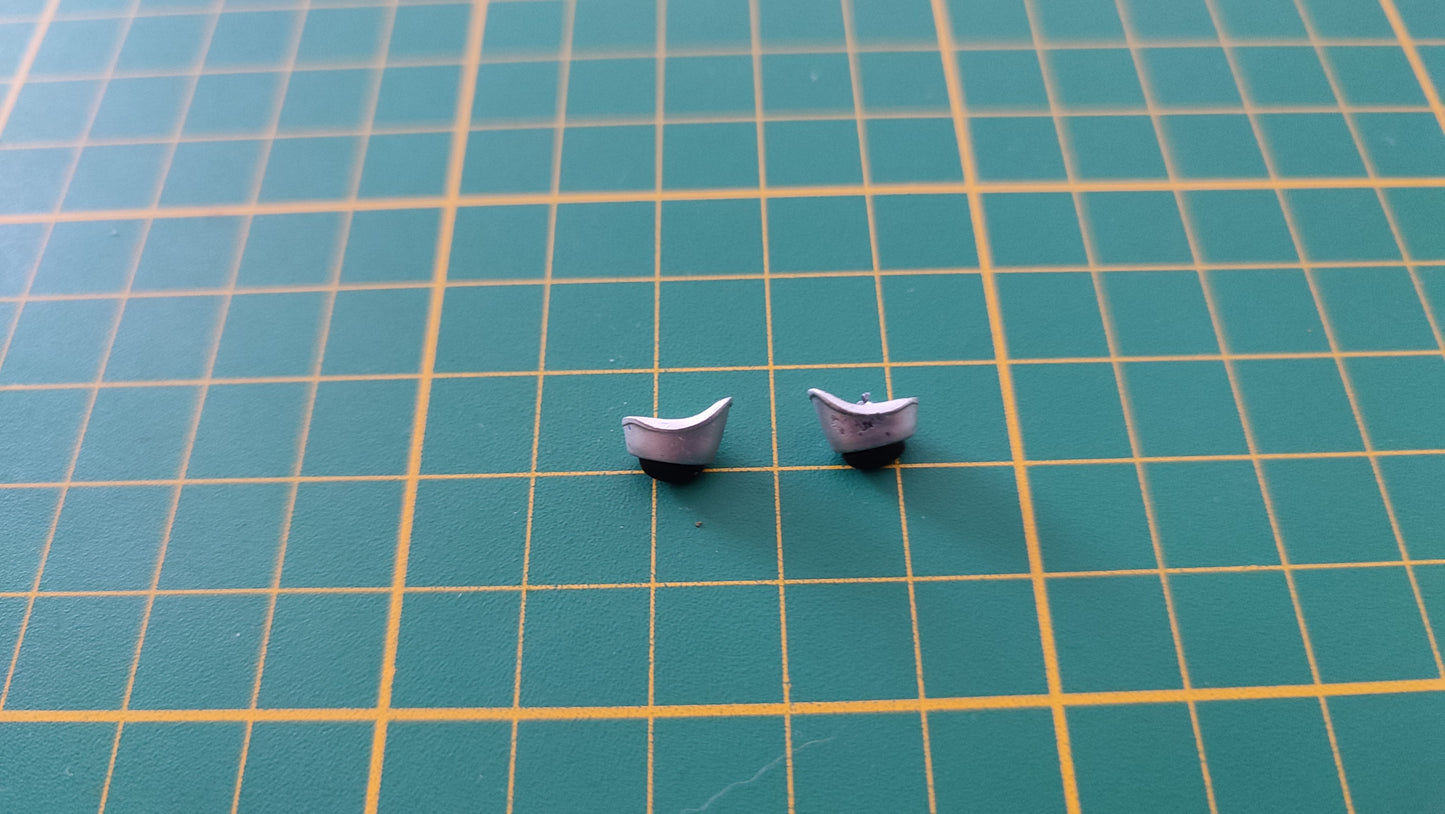 Lot x2 protections pièce détachée miniature Altaya Renault Alpine A110 Wrc 1/18 1/18e 1/18ème #C10