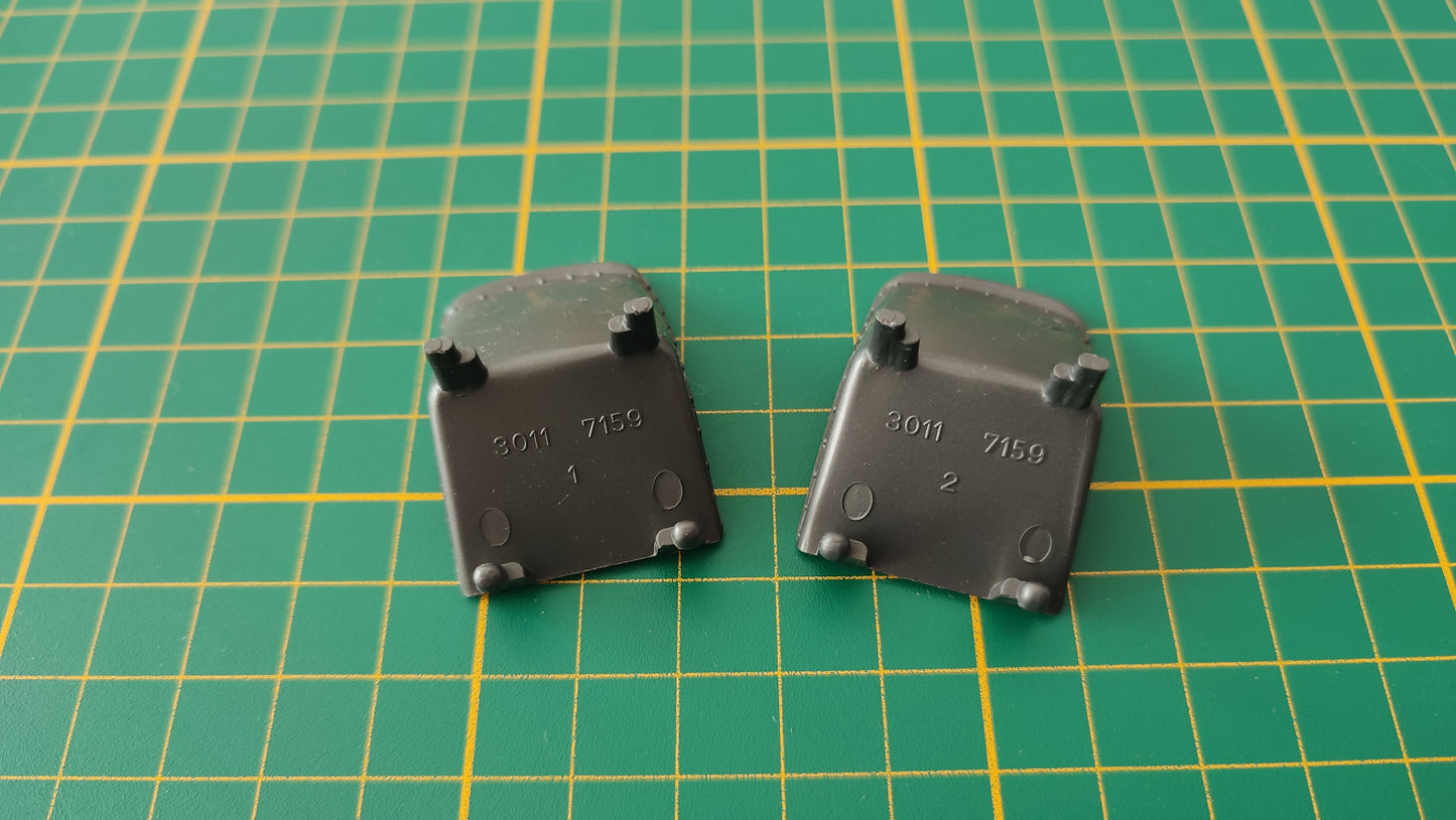 Lot x2 sièges avant 3011 7159 pièce détachée miniature Bburago Burago Ferrari GTO 1962 1/18 1/18e 1/18ème #D36