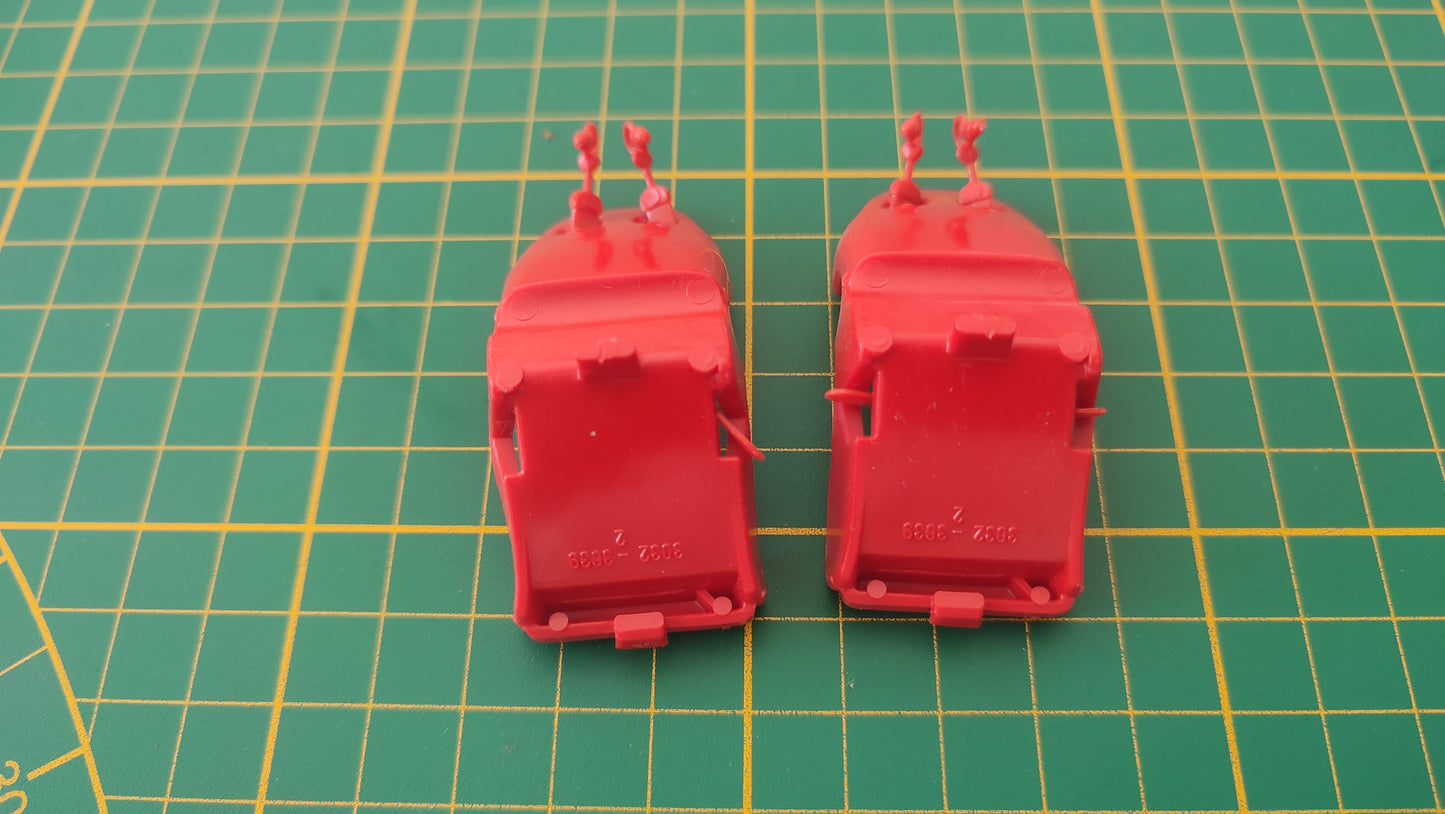 Lot x2 sièges avant pièce détachée miniature Burago Bburago Ferrari F40 1/18 1/18e 1/18ème #D88