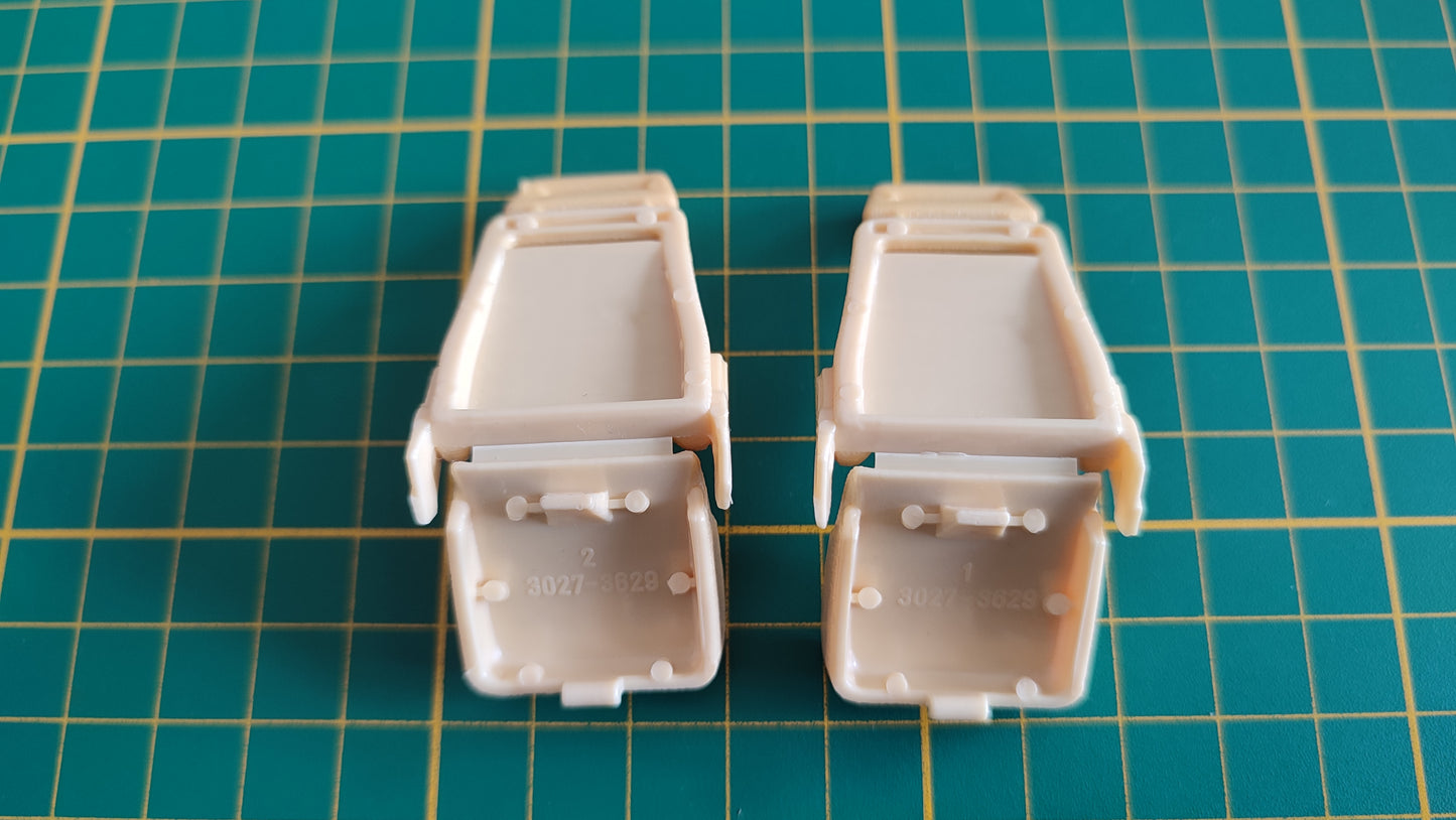 Lot x2 sièges avant pièce détachée miniature Burago Bburago Ferrari Gto 1984 1/18 1/18e 1/18ème #D03
