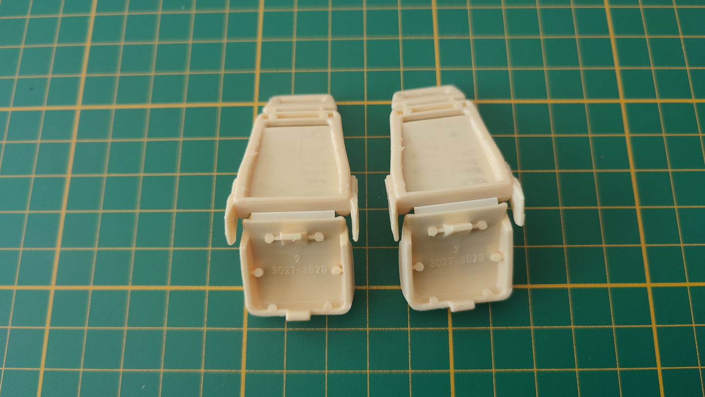 Lot x2 sièges avant pièce détachée miniature Burago Bburago Ferrari Gto 1984 1/18 1/18e 1/18ème #D07