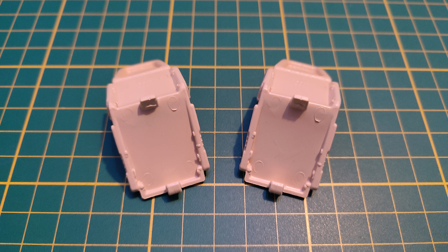 Lot x2 sièges pièce détachée miniature Bburago burago Ferrari Testarossa 1984 1/18 1/18e 1/18ème #C42