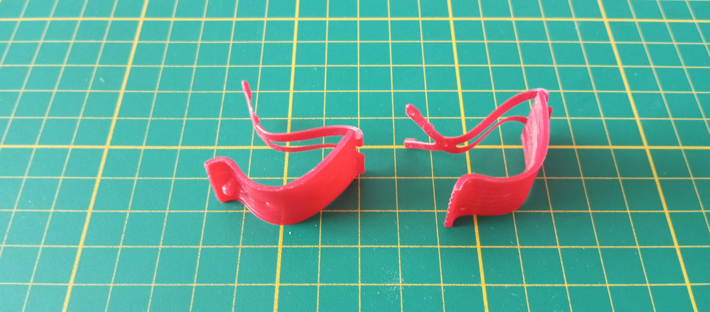 Lot x2 sièges pièce détachée miniature Jouef evolution Ferrari 330 P4 1/18 1/18e 1/18ème #E70