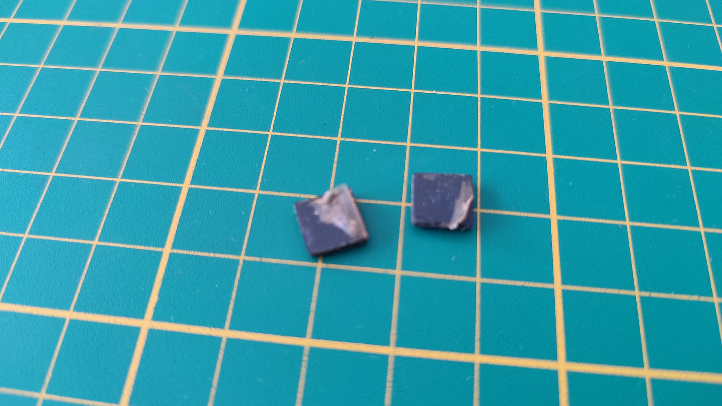 Lot x2 supports caoutchouc plat pièce détachée console de jeux Sony Playstation 2 Ps2 slim SCPH-70004 #B23